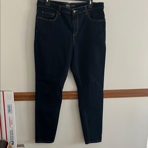 Michael Kors Izzy Skinny Jeans Indigo Dark Rinse Size 14